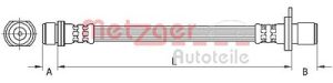 Metzger Autoteile Bremsschlauch [Hersteller-Nr. 4111501] für Toyota