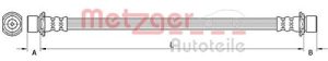 Metzger Autoteile Bremsschlauch [Hersteller-Nr. 4111503] für Toyota