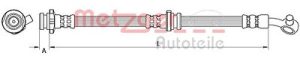 Metzger Autoteile Bremsschlauch [Hersteller-Nr. 4111547] für Nissan