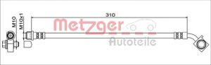 Metzger Autoteile Bremsschlauch [Hersteller-Nr. 4111552] für Opel