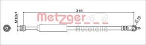 Metzger Autoteile Bremsschlauch [Hersteller-Nr. 4111629] für Mazda