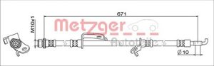 Metzger Autoteile Bremsschlauch [Hersteller-Nr. 4111679] für Toyota