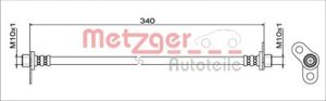 Metzger Autoteile Bremsschlauch [Hersteller-Nr. 4111745] für Mitsubishi