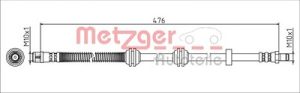 Metzger Autoteile Bremsschlauch [Hersteller-Nr. 4111788] für Mercedes-Benz