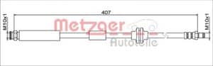 Metzger Autoteile Bremsschlauch [Hersteller-Nr. 4111801] für Fiat