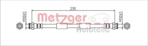 Metzger Autoteile Bremsschlauch [Hersteller-Nr. 4111806] für Fiat