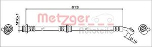 Metzger Autoteile Bremsschlauch [Hersteller-Nr. 4111949] für Nissan