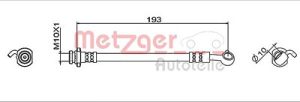 Metzger Autoteile Bremsschlauch [Hersteller-Nr. 4111951] für Nissan