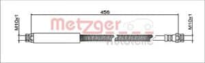 Metzger Autoteile Bremsschlauch [Hersteller-Nr. 4112039] für VW