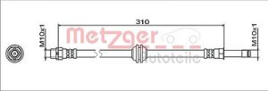 Metzger Autoteile Bremsschlauch [Hersteller-Nr. 4112063] für BMW