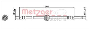 Metzger Autoteile Bremsschlauch [Hersteller-Nr. 4112065] für BMW