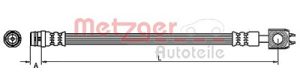 Metzger Autoteile Bremsschlauch [Hersteller-Nr. 4116202] für VW