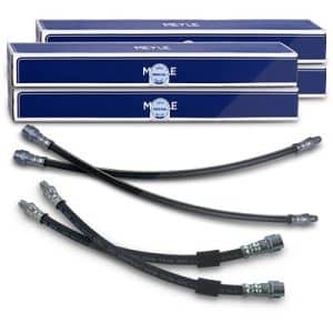 Meyle 4x Bremsschlauch vorne+hinten [Hersteller-Nr. 40643437] für Mercedes-Benz