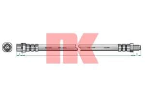 Nk Bremsschlauch [Hersteller-Nr. 851522] für BMW