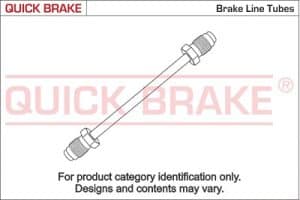 Quick Brake Bremsleitung mit Verschraubungen [Hersteller-Nr. CN-1000A-A] für Alfa Romeo