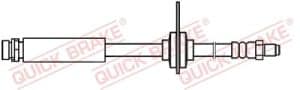 Quick Brake Bremsschlauch [Hersteller-Nr. 32.712] für Ford