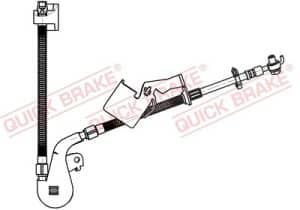 Quick Brake Bremsschlauch [Hersteller-Nr. 50.703X] für Peugeot