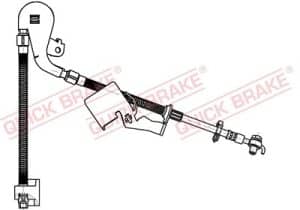 Quick Brake Bremsschlauch [Hersteller-Nr. 50.704X] für Peugeot