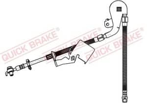 Quick Brake Bremsschlauch [Hersteller-Nr. 58.803X] für Citroën
