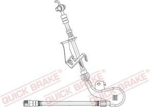 Quick Brake Bremsschlauch [Hersteller-Nr. 58.887X] für Citroën