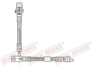 Quick Brake Bremsschlauch [Hersteller-Nr. 59.994] für Nissan