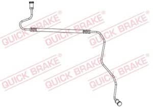 Quick Brake Bremsschlauch [Hersteller-Nr. 96.017] für Citroën