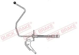 Quick Brake Bremsschlauch hinten links [Hersteller-Nr. 35.914] für Opel