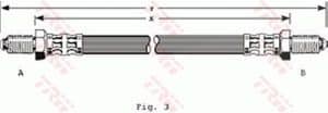 Trw Bremsschlauch [Hersteller-Nr. PHC201] für Daimler