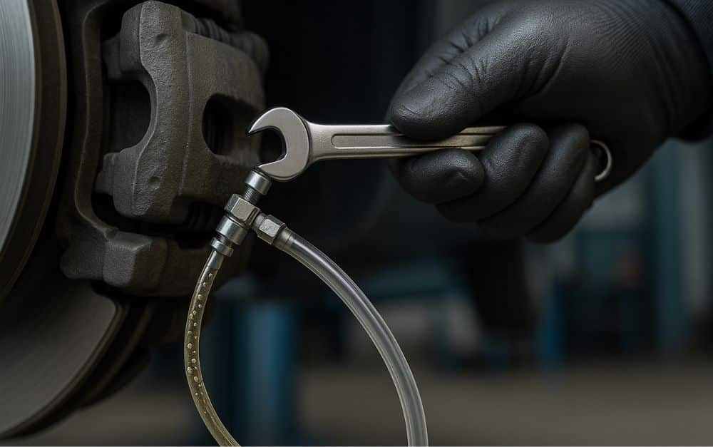 Wie bekommt man Luft aus der Bremsleitung?